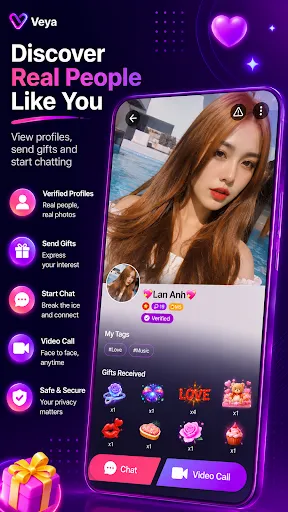 Скриншот 5 — Veya–Live Video Chat & Calls