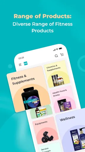 Скриншот 1 — HealthKart: Fitness for All