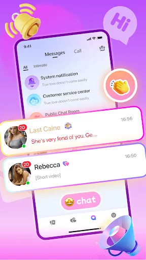 Скриншот 4 — Kissy-Video Chat Social