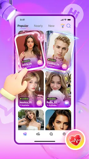Скриншот 5 — Kissy-Video Chat Social