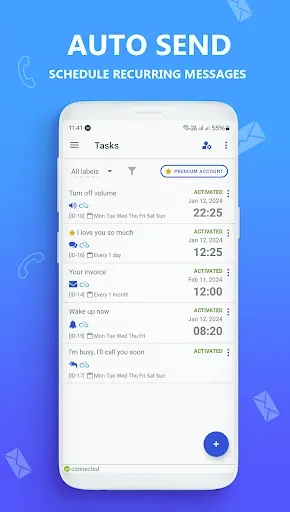 Скриншот 5 — AUTO MESSAGE ответит отправить