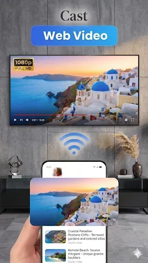 Скриншот 2 — Cast to TV, Chromecast, Roku