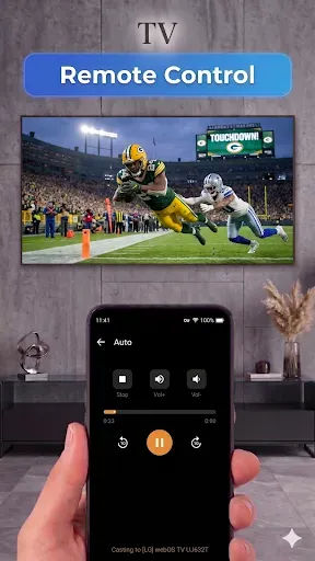 Скриншот 4 — Cast to TV, Chromecast, Roku