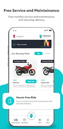 Скриншот 5 — Freedo Rentals Bike Rental App