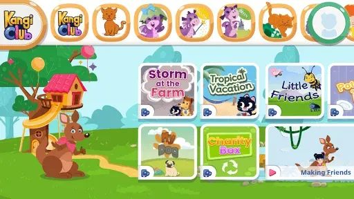 Скриншот 1 — Kangi Club - English For Kids!