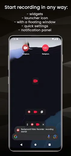 Скриншот 2 — Background Video Recorder