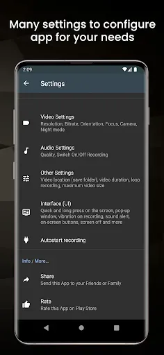 Скриншот 7 — Background Video Recorder