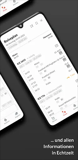 Скриншот 3 — Bahn: Fahrplan & Live Tracking