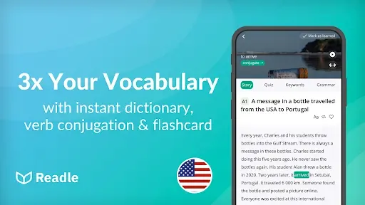 Скриншот 2 — Learn English with Readle