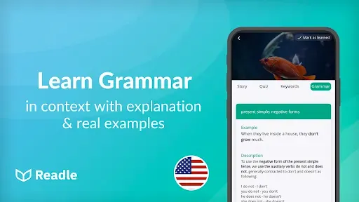 Скриншот 4 — Learn English with Readle