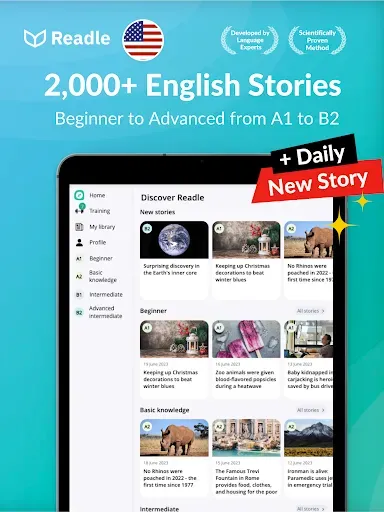 Скриншот 7 — Learn English with Readle