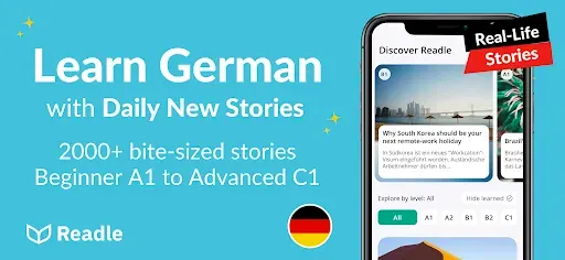 Скриншот 1 — Learn German Daily with Readle