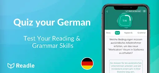 Скриншот 3 — Learn German Daily with Readle