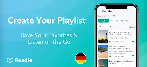 Скриншот 6 — Learn German Daily with Readle