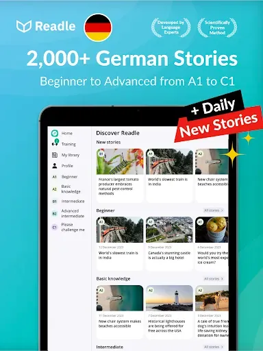 Скриншот 7 — Learn German Daily with Readle