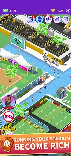 Скриншот 1 — Idle GYM Sports