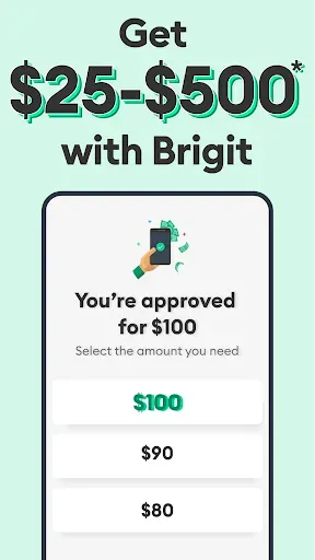 Скриншот 1 — Brigit: Cash Advance & Credit