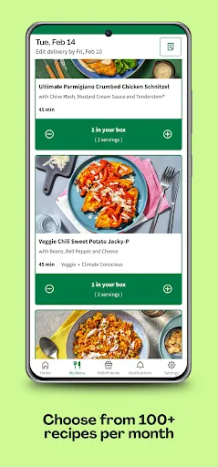 Скриншот 4 — HelloFresh: Meal Kit Delivery