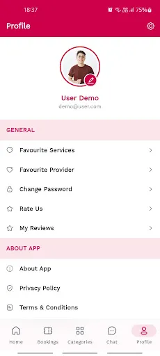Скриншот 3 — Hello Mam salon at Home App