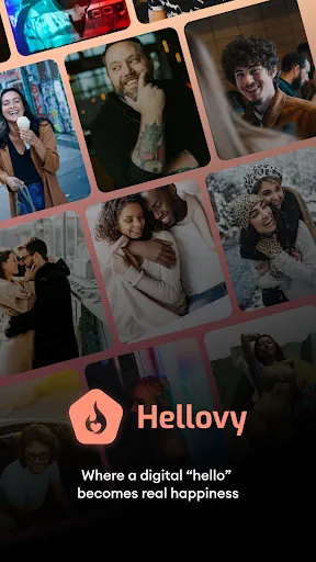 Скриншот 1 — Hellovy: Dating & Chat App