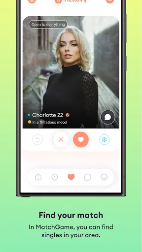Скриншот 3 — Hellovy: Dating & Chat App