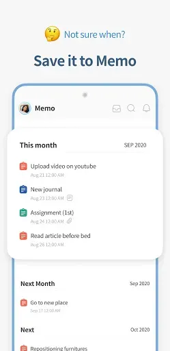 Скриншот 4 — TimeBlocks -Calendar/Todo/Note