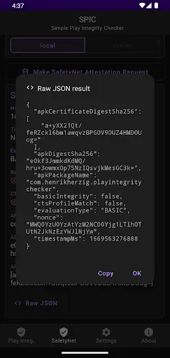 Скриншот 2 — SPIC - Play Integrity Checker