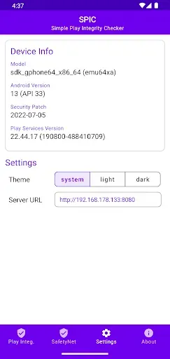 Скриншот 3 — SPIC - Play Integrity Checker