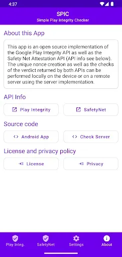 Скриншот 4 — SPIC - Play Integrity Checker