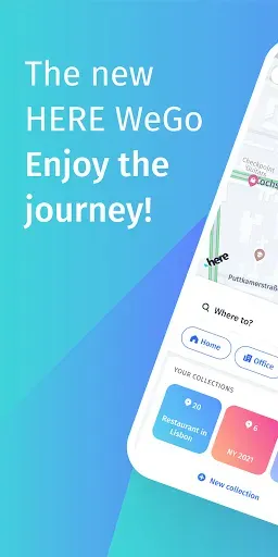 Скриншот 1 — Карты и навигация в HERE WeGo
