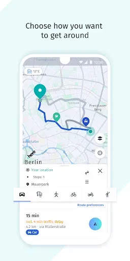 Скриншот 4 — Карты и навигация в HERE WeGo