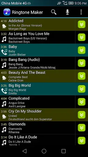 Скриншот 1 — Ringtone Maker Pro