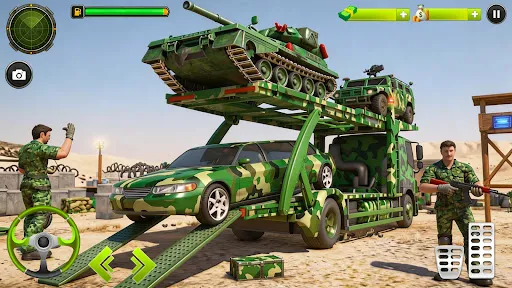 Скриншот 1 — US Army Vehicle Transport Hero