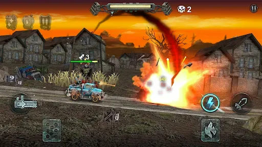 Скриншот 1 — Dead Paradise Car Race Shooter