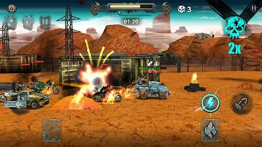Скриншот 2 — Dead Paradise Car Race Shooter
