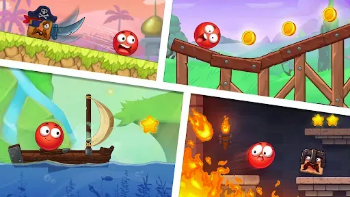 Скриншот 7 — Red Ball: Secret Adventure