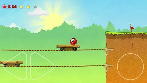 Скриншот 1 — Red Ball 3: прыгающий Красный