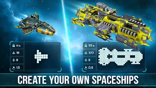 Скриншот 1 — Space Arena・Spaceship Strategy