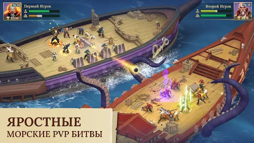 Скриншот 8 — Pirate Ships・Строй и сражайся