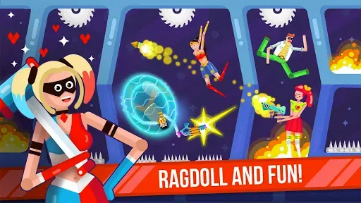 Скриншот 3 — Ragdoll Rage: Heroes Arena