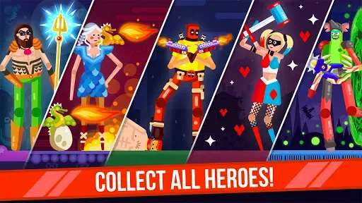 Скриншот 5 — Ragdoll Rage: Heroes Arena
