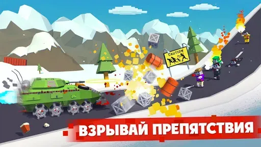 Скриншот 3 — Zombie Derby: Pixel Survival