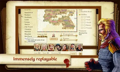 Скриншот 3 — King of Dragon Pass: Text RPG