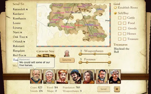 Скриншот 7 — King of Dragon Pass: Text RPG