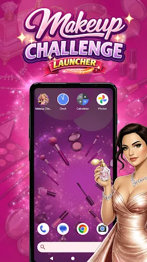 Скриншот 1 — Makeup Challenge Launcher