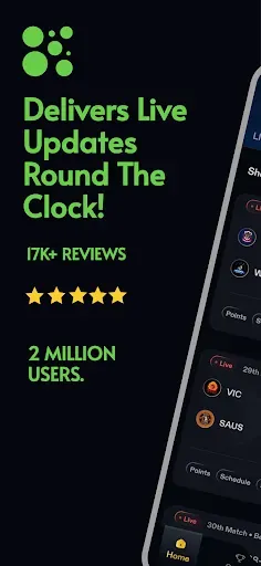 Скриншот 1 — Hero Live Line - Cricket Score