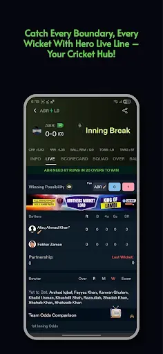 Скриншот 3 — Hero Live Line - Cricket Score