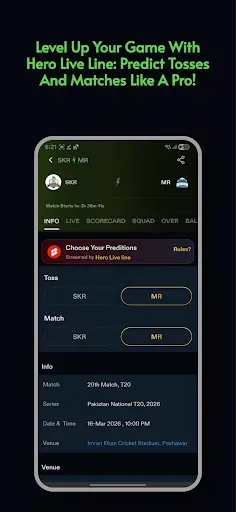 Скриншот 5 — Hero Live Line - Cricket Score