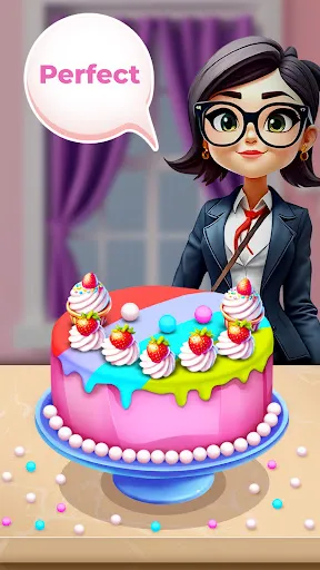 Скриншот 1 — Cake Maker: Bake Cooking Games
