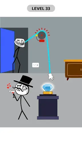 Скриншот 3 — Stickman Thief Puzzle IQ Games